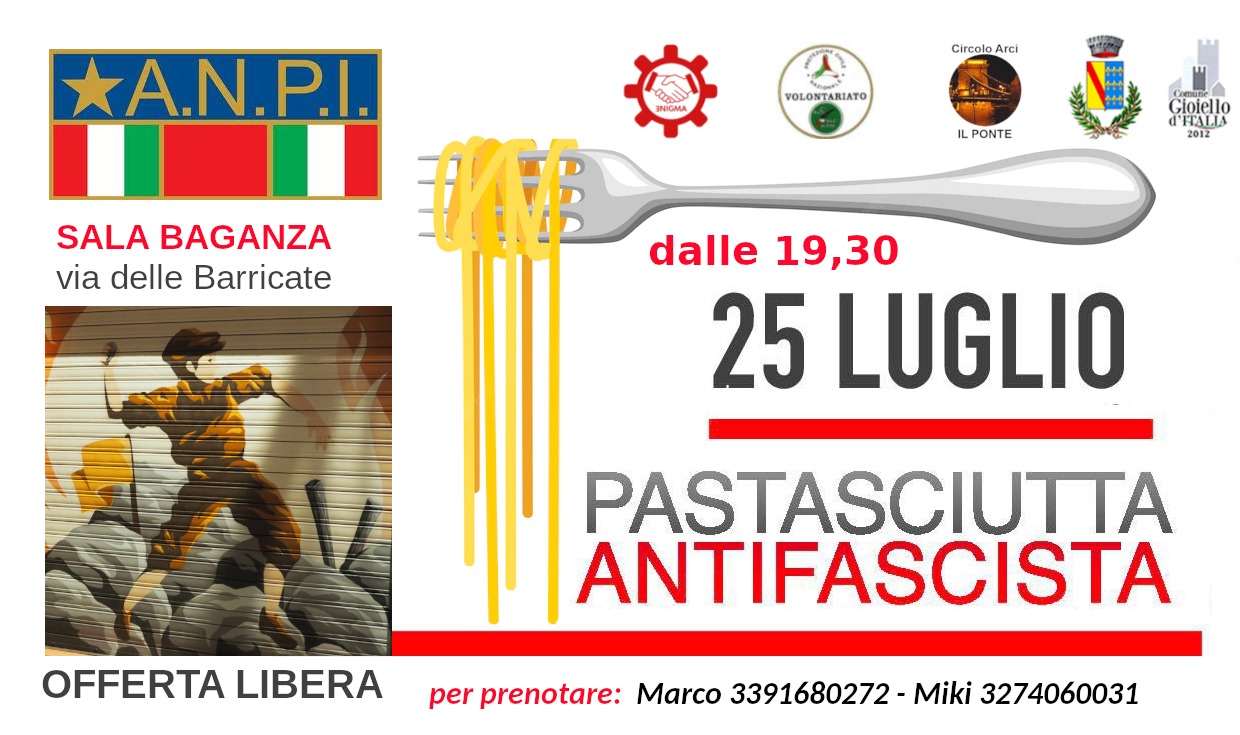 Pastasciutta antifascista sala baganza