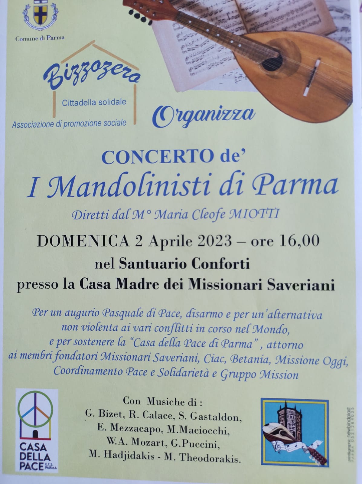 Locandina Mandolinisti di Parma