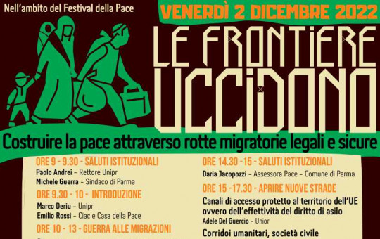 Le frontiere uccidono. Costruire la pace attraverso rotte migratorie legali e sicure