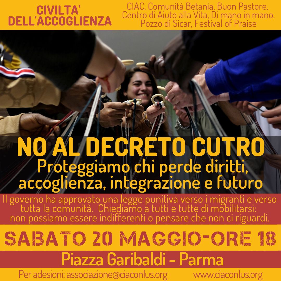 Locandina manifestazione no decreto cutro