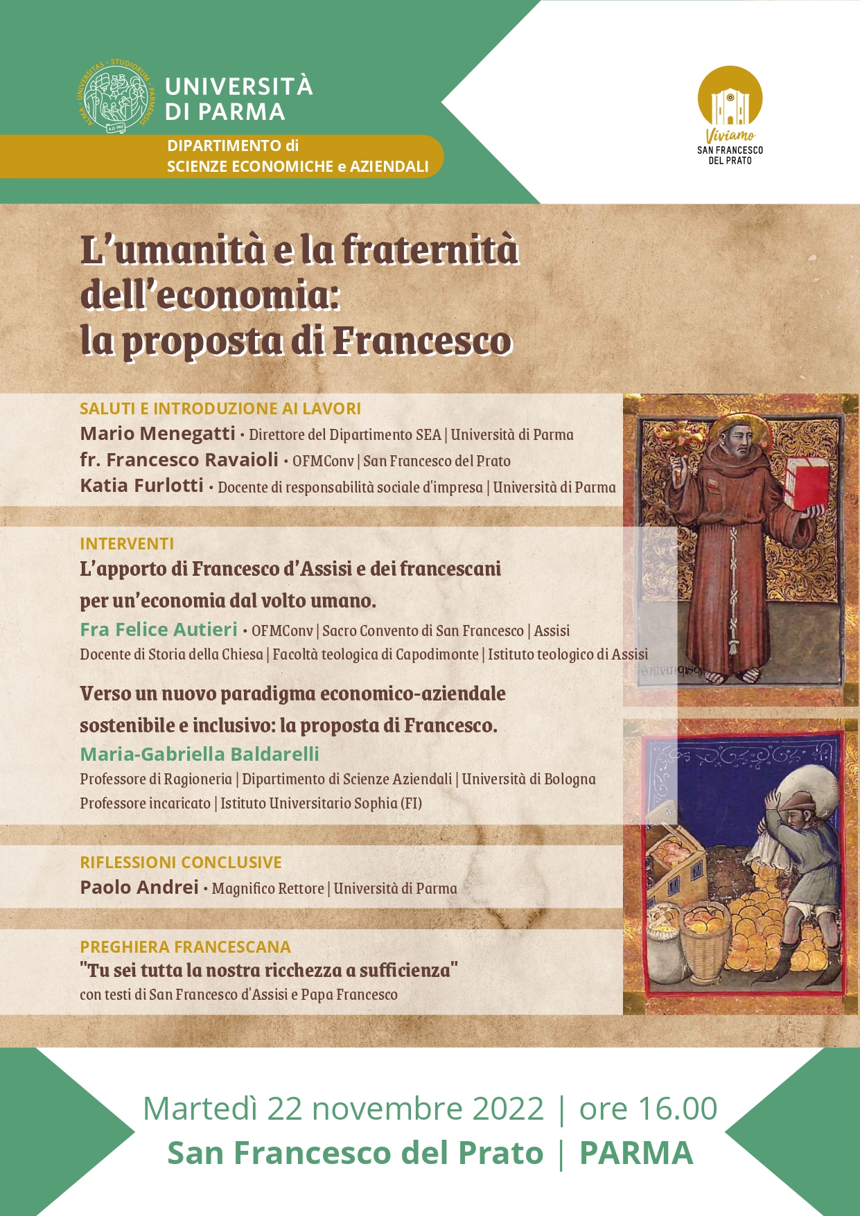 Locandina Proposta di San Francesco