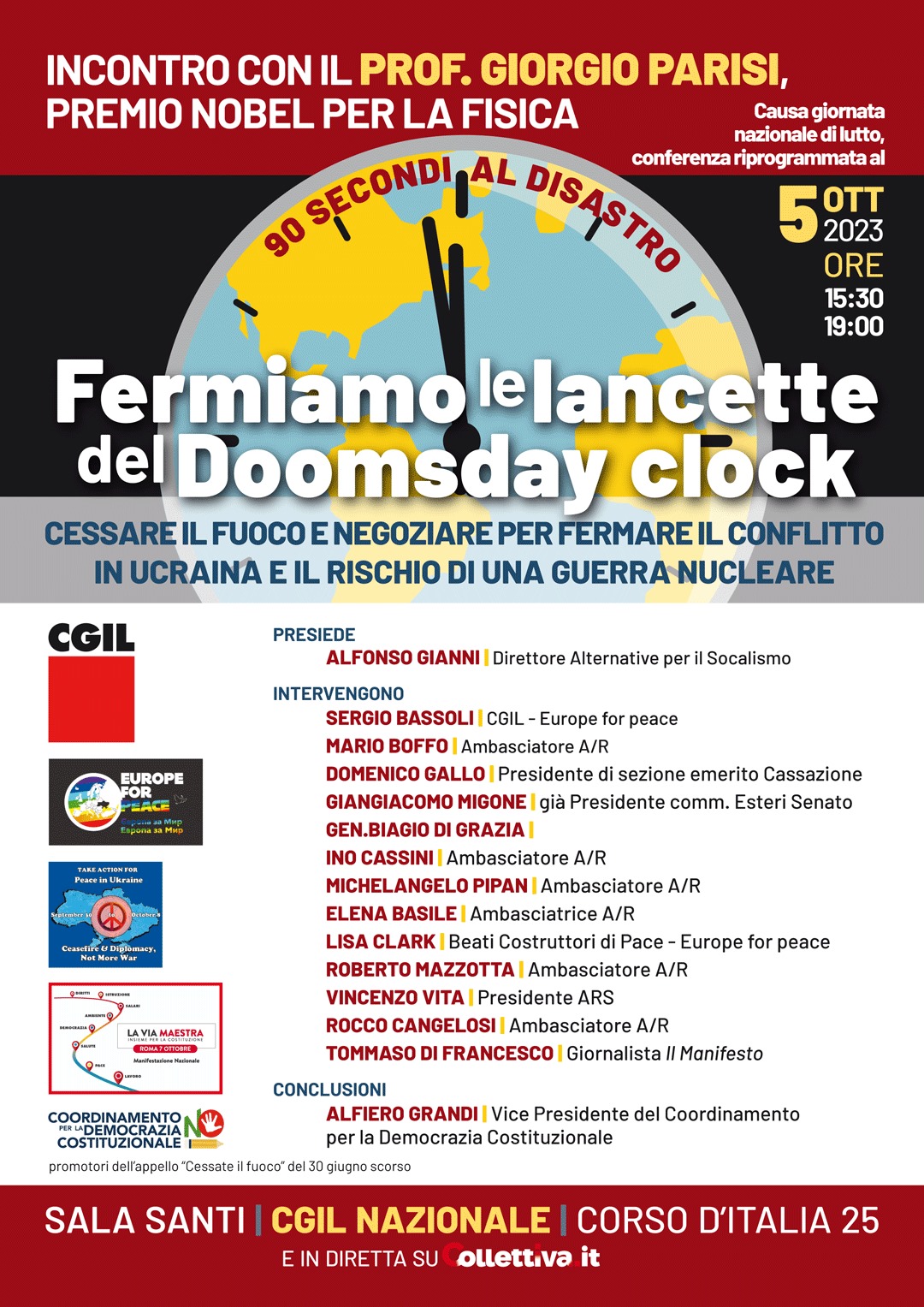 Locandina Doomsday Clock