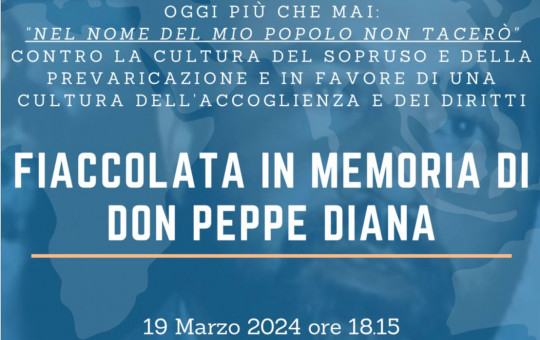 Fiaccolata in memoria di don Peppe Diana