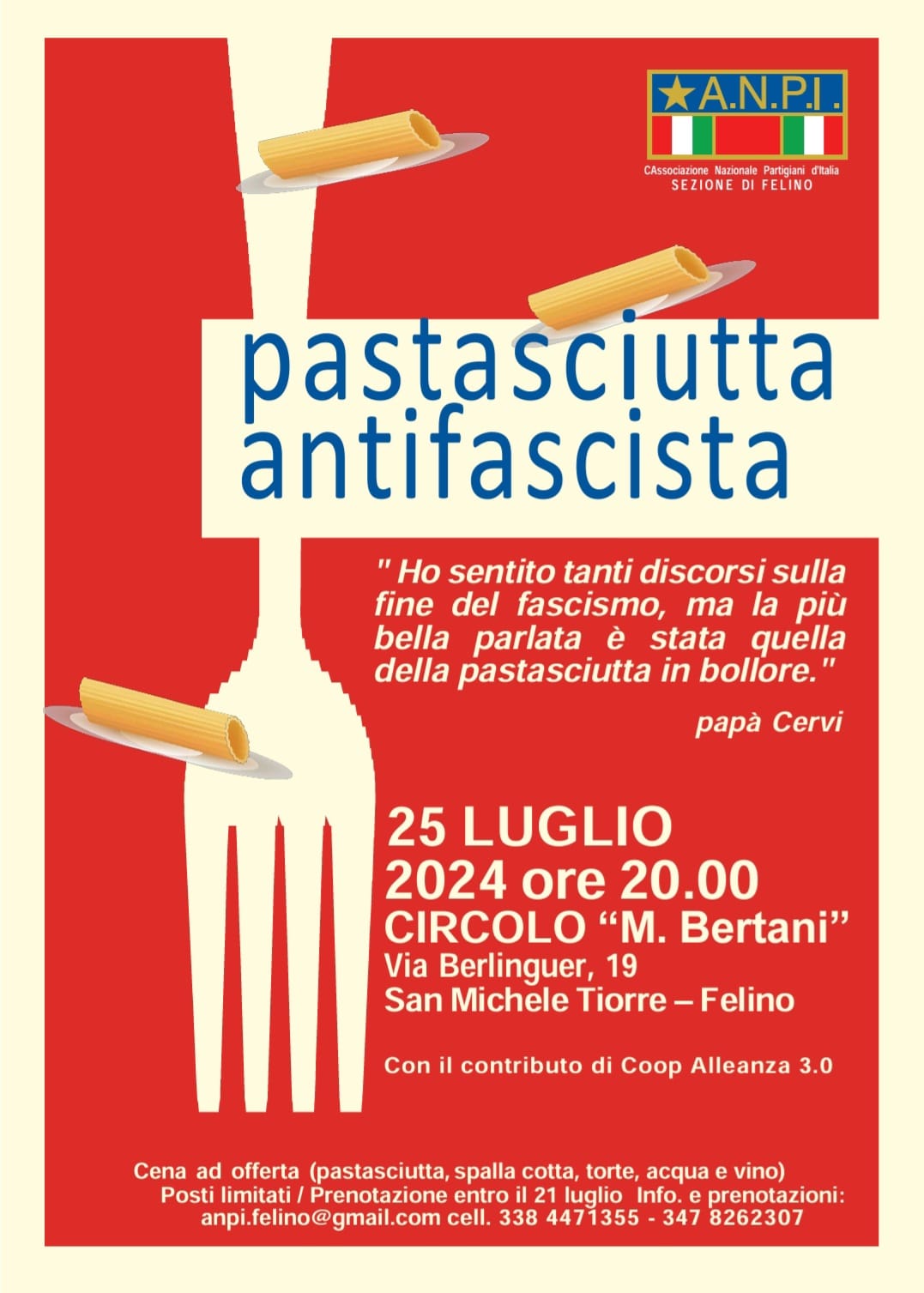 Pastasciutta antifascista felino