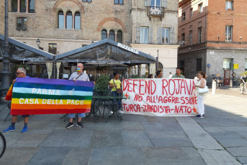 Manifestazione per Rojava