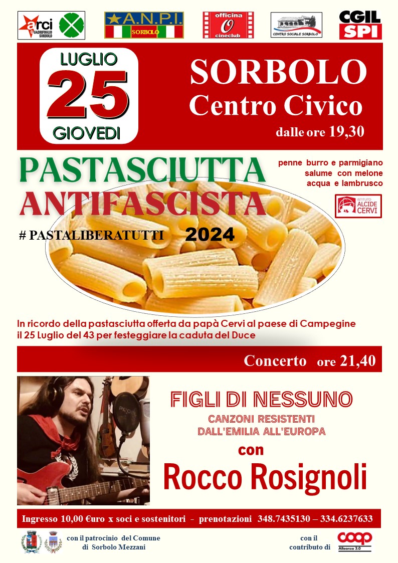 pastasciutta antifascista sorbolo